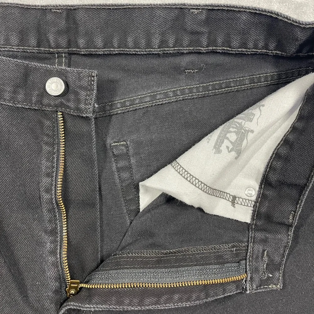 Levi's 550 Men's Black Jeans Relaxed Fit 38(36) 34(32) Zipper Fly‎ Denim